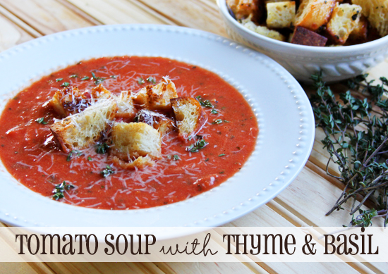 Tomato-soup-with-thyme-basil